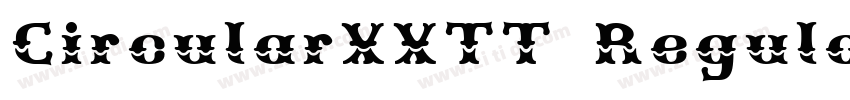 CircularXXTT Regular字体转换